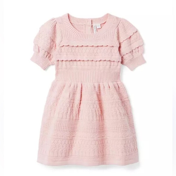 Janie and Jack peachskin the heights sweater dress size 14 - Picture 3 of 9